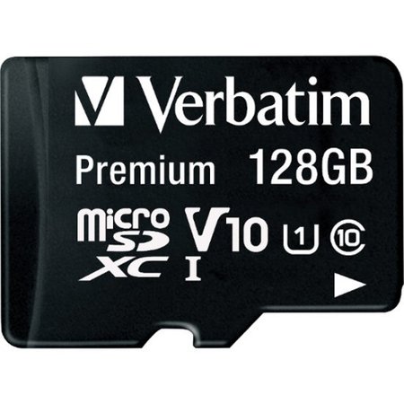 Verbatim Premium 128GB microSDXC Card with Adapter 44085